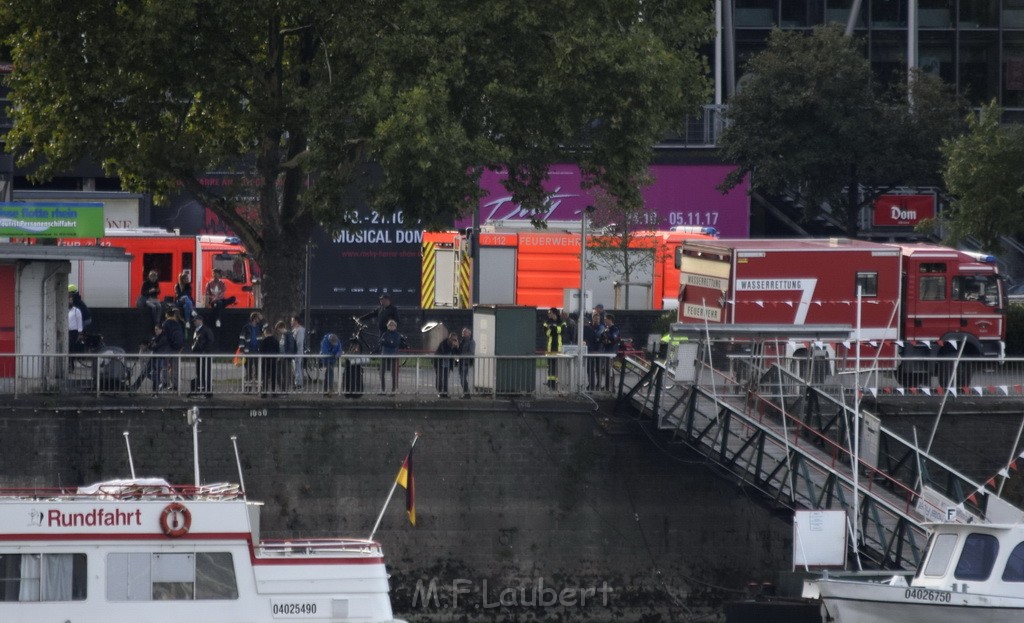 PSpringt kein Suizid Brueckenspringer Koeln Hohenzollernbruecke P141.JPG - Miklos Laubert